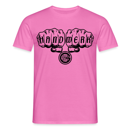 Unisex T-Shirt "Gerüstbauer" Pink Männer T-Shirt