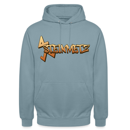 Unisex Hoodie "Steinmetz" Nebelblau Unisex Hoodie