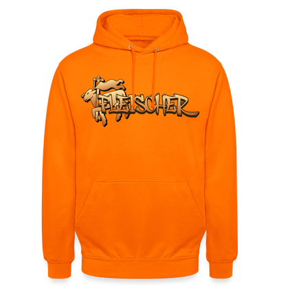 Unisex Hoodie "Fleischer" Orange Unisex Hoodie