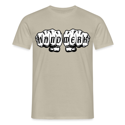 Unisex T-Shirt "Handwerk" Sandbeige Männer T-Shirt