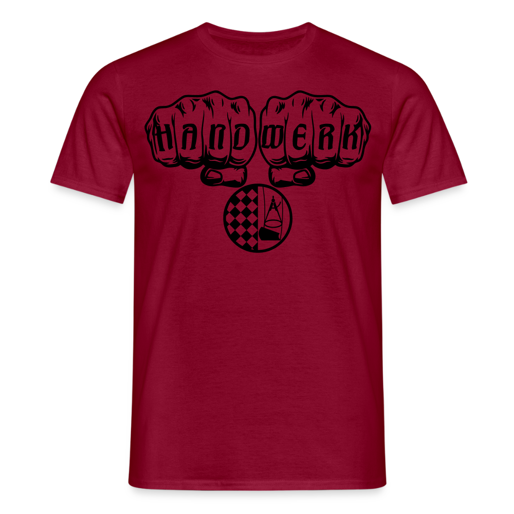 Unisex T-Shirt "Bodenleger" Ziegelrot Männer T-Shirt
