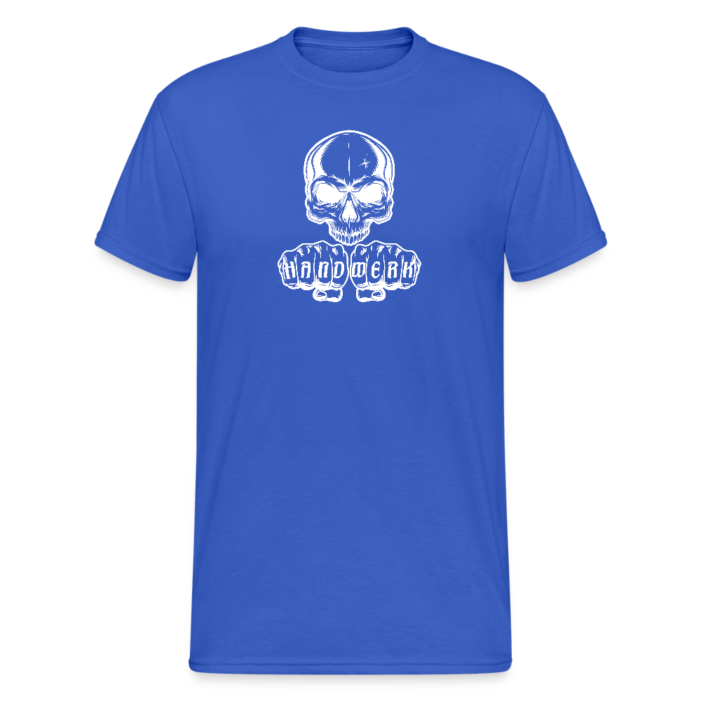 Unisex Heavy T-Shirt "Skull" Königsblau Männer Gildan Heavy T-Shirt
