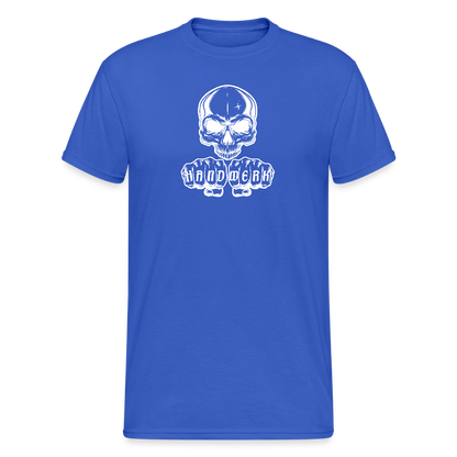 Unisex Heavy T-Shirt "Skull" Königsblau Männer Gildan Heavy T-Shirt