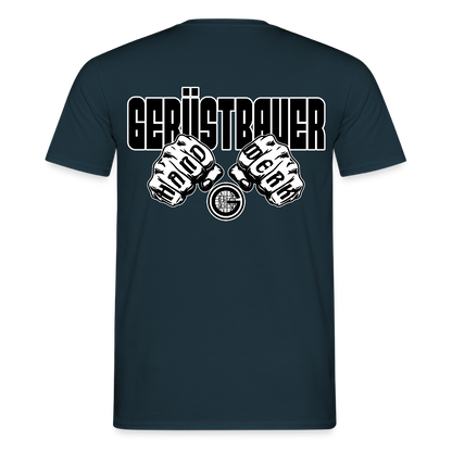 Unisex T-Shirt "Gerüstbauer" Navy Männer T-Shirt