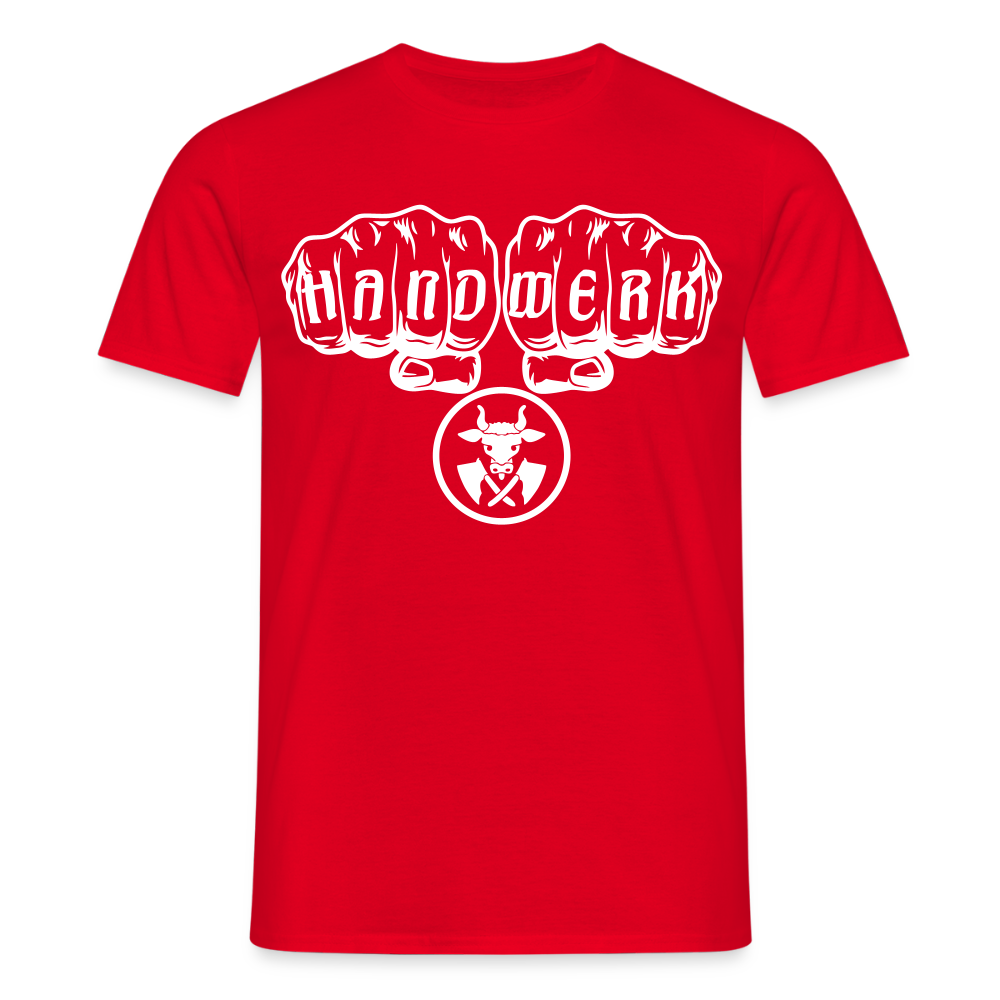 Unisex T-Shirt "Metzger" Rot Männer T-Shirt