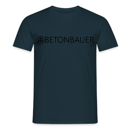 Unisex T-Shirt "Betonbauer" Navy Männer T-Shirt
