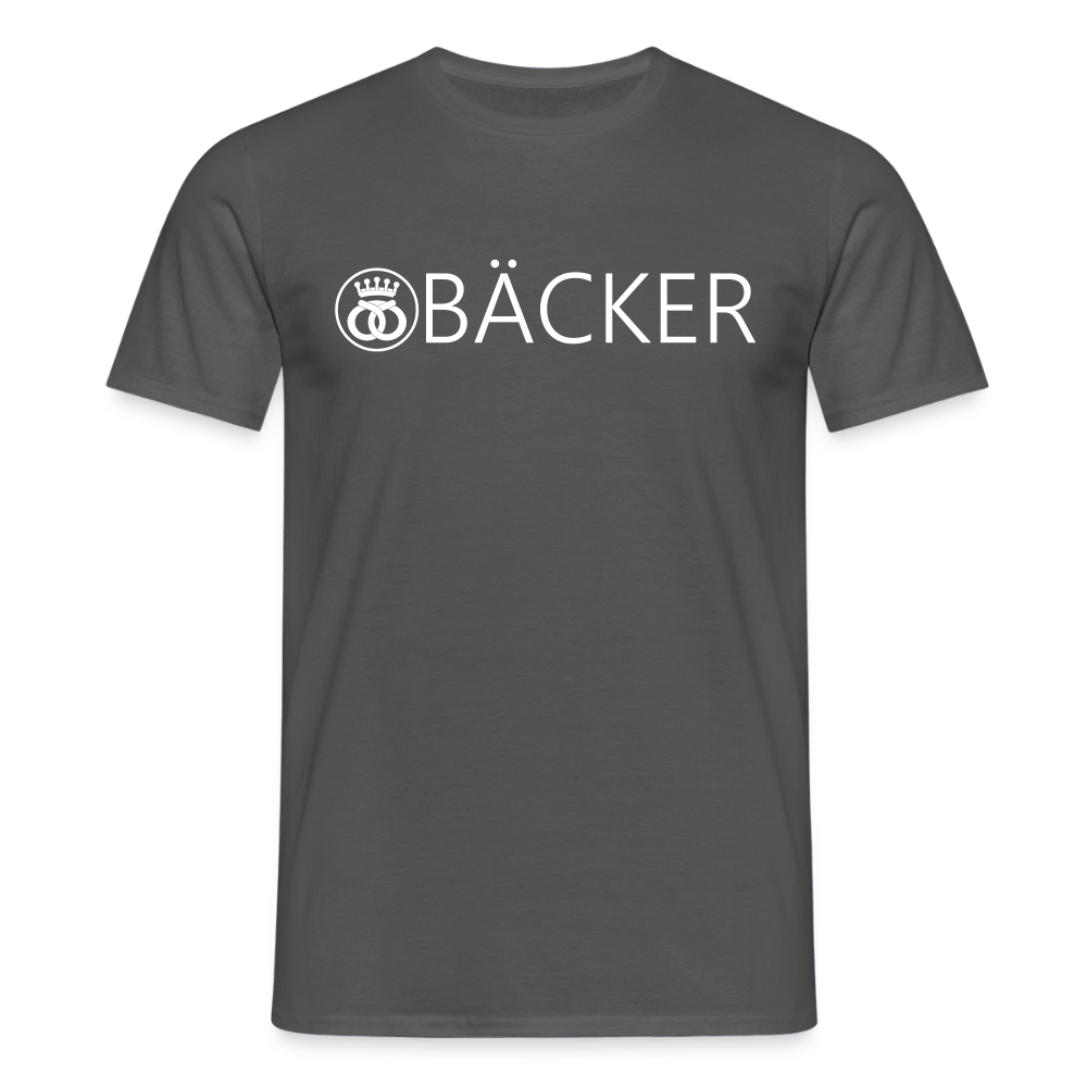 Unisex T-Shirt "Bäcker" Anthrazit Männer T-Shirt