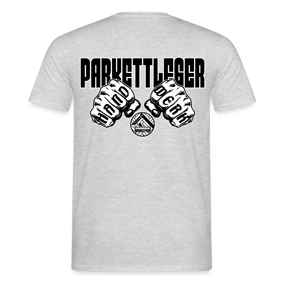 Unisex T-Shirt "Parkettleger" Grau meliert Männer T-Shirt