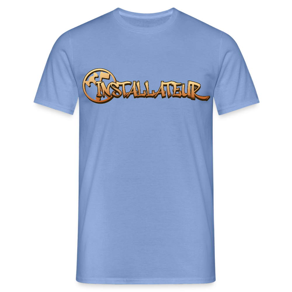Unisex T-Shirt "Installateur" carolina blue Männer T-Shirt