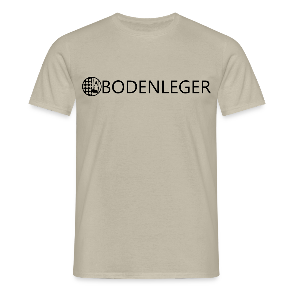 Unisex T-Shirt "Bodenleger" Sandbeige Männer T-Shirt