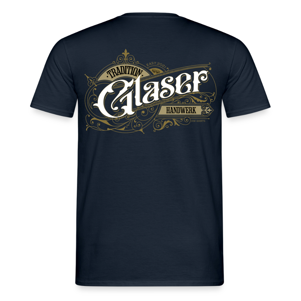 Unisex T-Shirt "Glaser"-Nostalgie von Spreadconnect, Männer T-Shirt mit nostalgischem Druck, weiche Baumwolle, casual Passform.