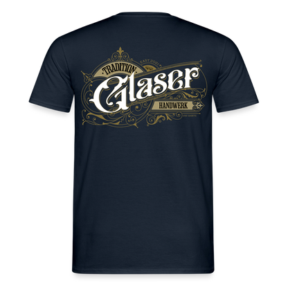 Unisex T-Shirt "Glaser"-Nostalgie von Spreadconnect, Männer T-Shirt mit nostalgischem Druck, weiche Baumwolle, casual Passform.