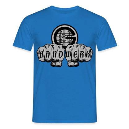 Unisex T-Shirt "Gerüstbauer" Royalblau Männer T-Shirt