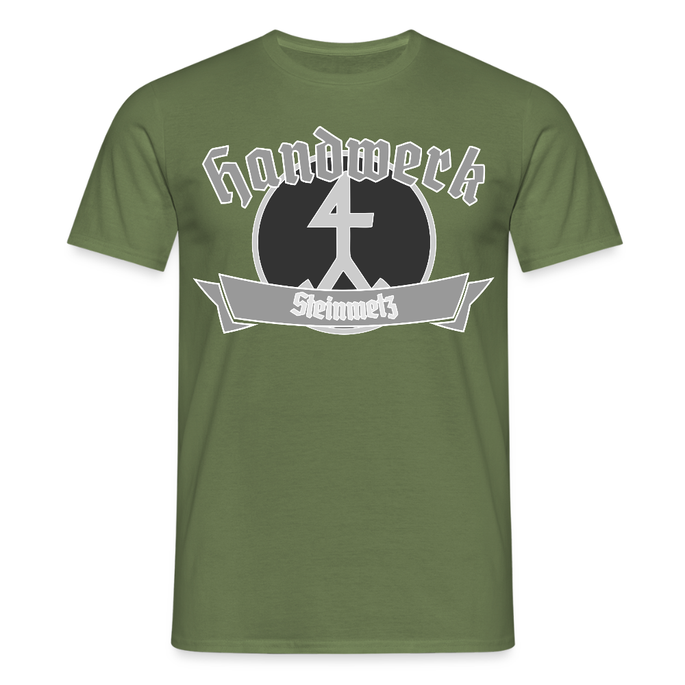 Unisex T-Shirt "Steinmetz" Militärgrün Männer T-Shirt