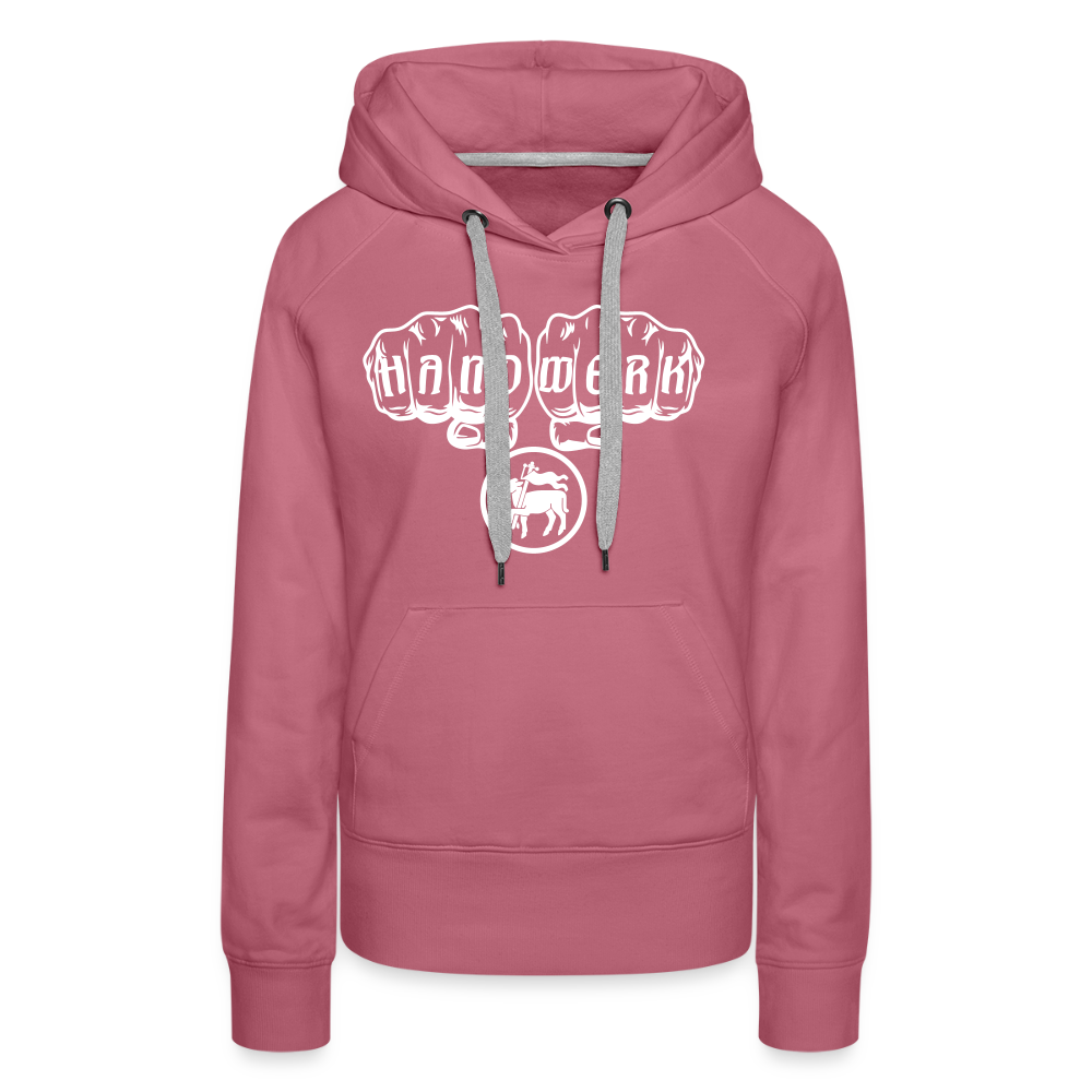 Frauen Premium Hoodie "Fleischer" Malve Frauen Premium Hoodie