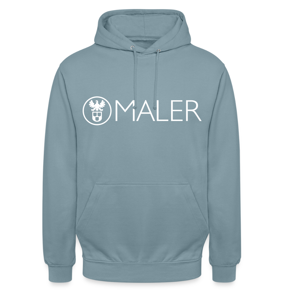 Unisex Hoodie "Maler" Nebelblau Unisex Hoodie