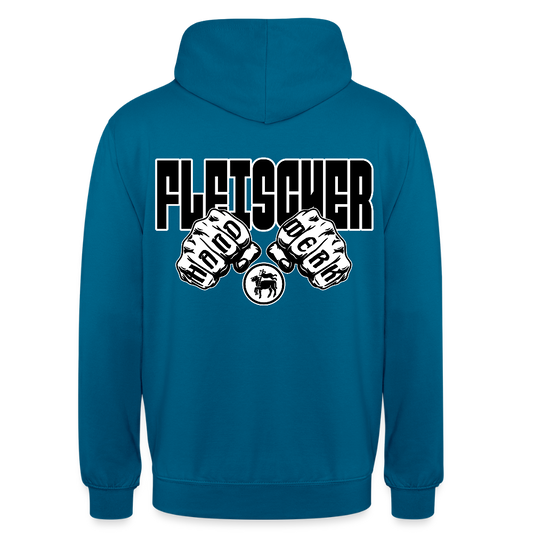 Unisex Hoodie "Fleischer" (beidseitig bedruckt) Tiefseeblau Unisex Hoodie