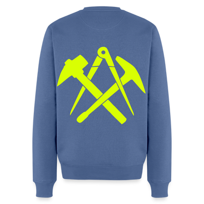 Unisex Premium Pullover "Dachdecker" neongelb Männer Premium Pullover