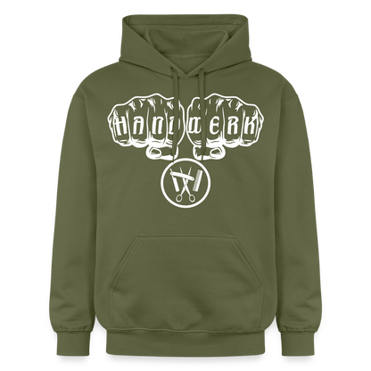 Gildan Unisex Softstyle® "Friseur" Militärgrün Gildan Unisex Softstyle® Midweight Hoodie