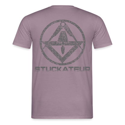Unisex T-Shirt "Stuckateur" Lilagrau Männer T-Shirt