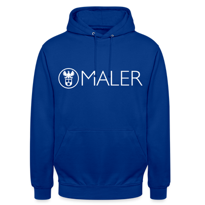 Unisex Hoodie "Maler" Royalblau Unisex Hoodie