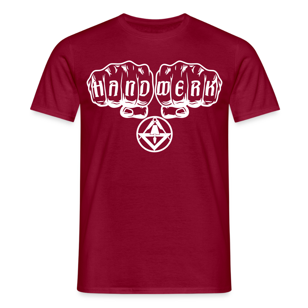 Unisex T-Shirt "Stuckateur" Ziegelrot Männer T-Shirt