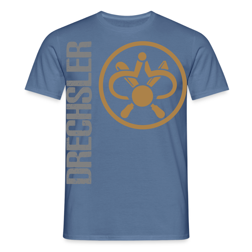 Unisex T-Shirt "Drechsler" Taubenblau Männer T-Shirt