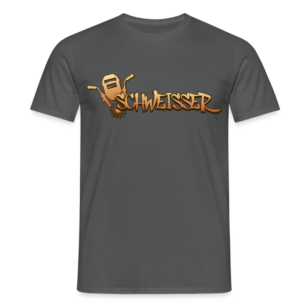 Unisex T-Shirt "Schweisser" Anthrazit Männer T-Shirt