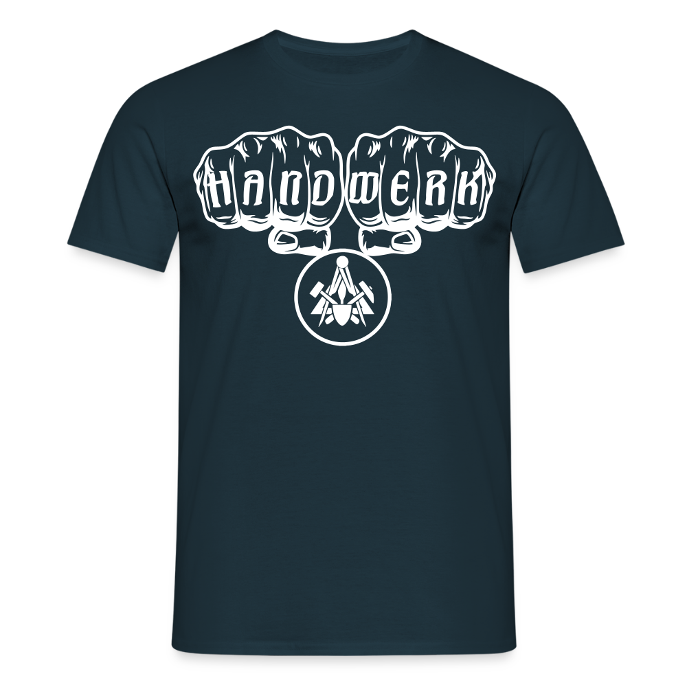 Unisex T-Shirt "Maurer" Navy Männer T-Shirt