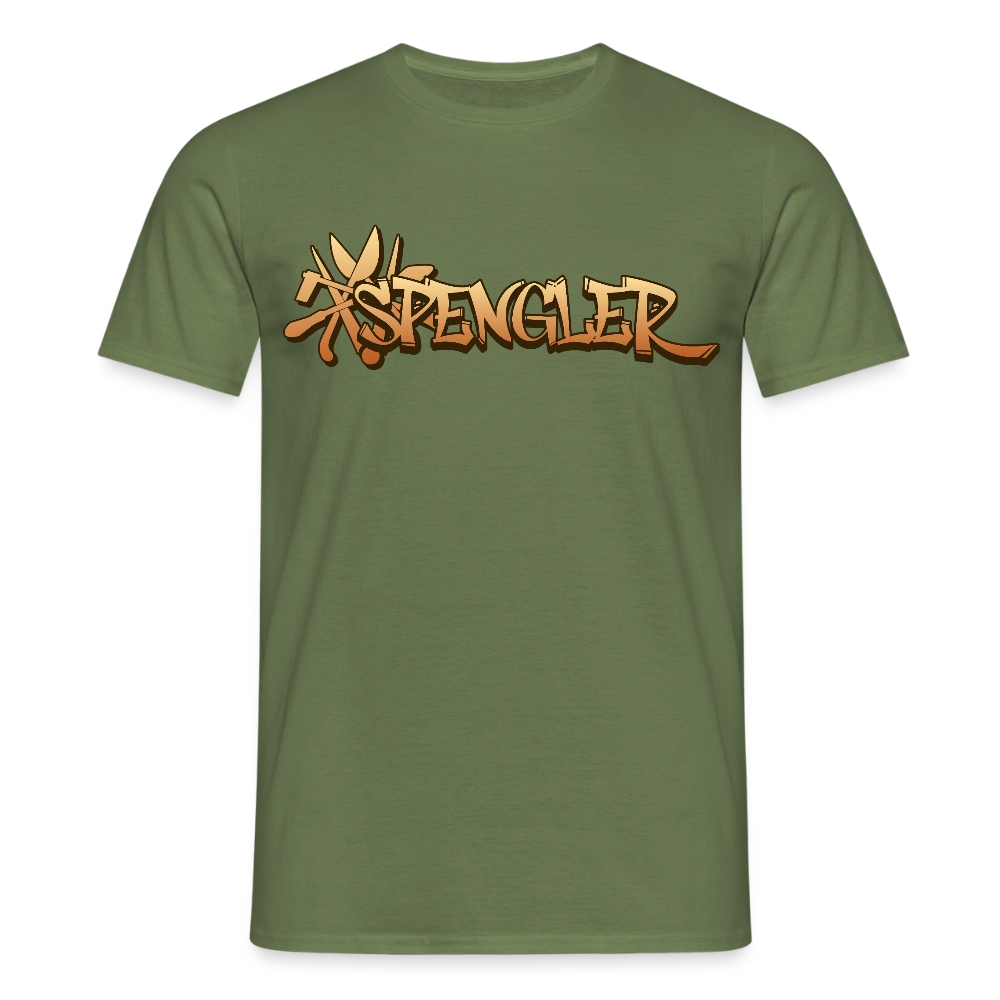 Unisex T-Shirt "Spengler" Militärgrün Männer T-Shirt