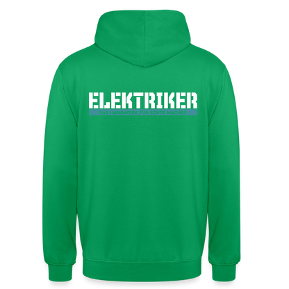 Unisex Hoodie HW-300 | MACHER "Elektriker" Kelly Green Unisex Hoodie {{ color }}
