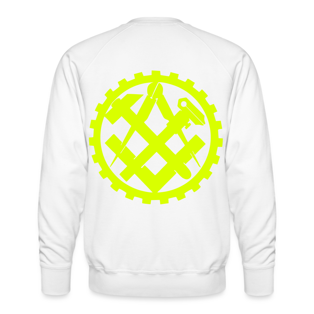 Unisex Premium Pullover "Mechaniker" neongelb Männer Premium Pullover