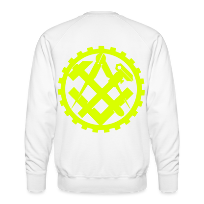 Unisex Premium Pullover "Mechaniker" neongelb Männer Premium Pullover