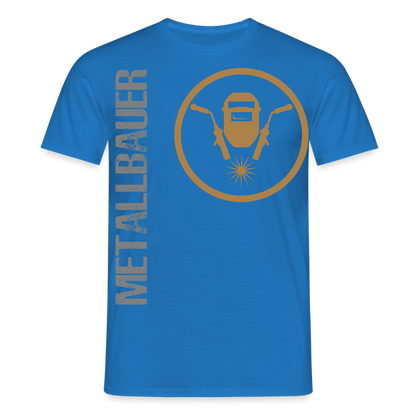 Unisex T-Shirt "Metallbauer" Royalblau Männer T-Shirt
