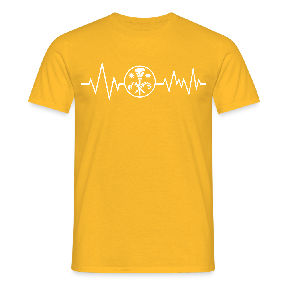 Unisex T-Shirt "Schornsteinfeger" Gelb Männer T-Shirt