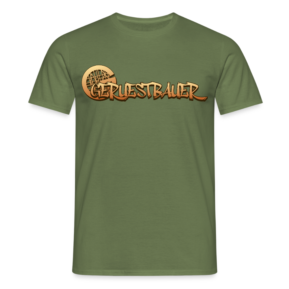 Unisex T-Shirt "Gerüstbauer" - Militärgrün