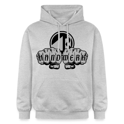 Gildan Unisex Softstyle® "Raumausstatter" Hellgrau meliert Gildan Unisex Softstyle® Midweight Hoodie