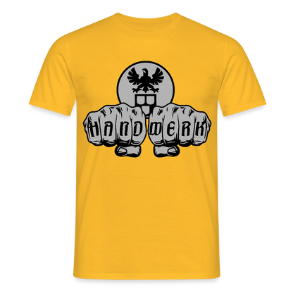 Unisex T-Shirt "Maler" Gelb Männer T-Shirt