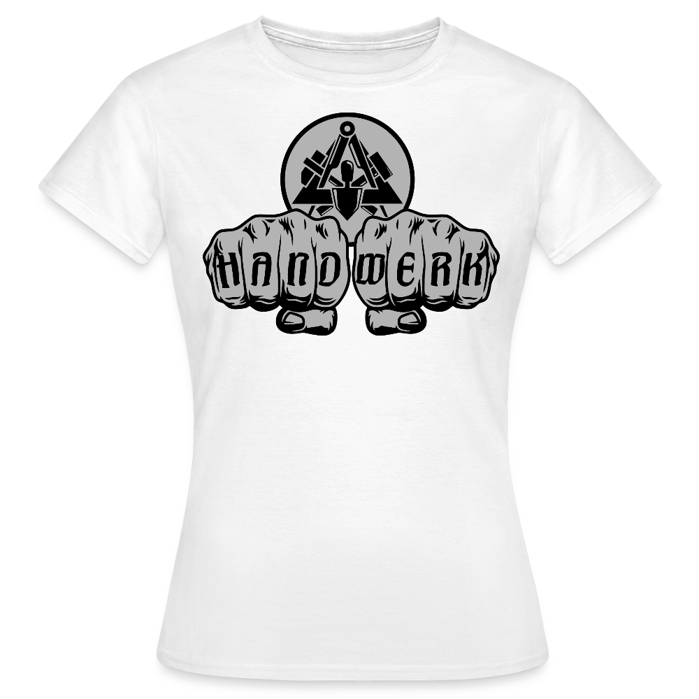 Frauen T-Shirt "Maurer" Weiß Frauen T-Shirt
