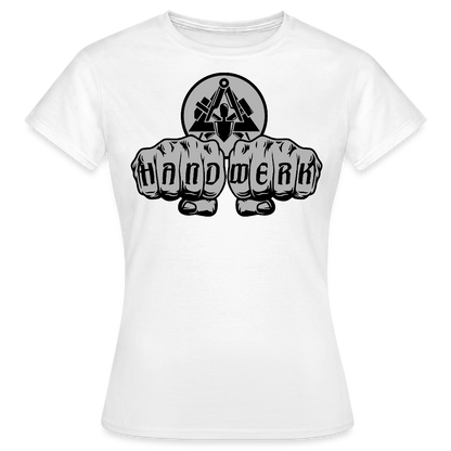 Frauen T-Shirt "Maurer" Weiß Frauen T-Shirt