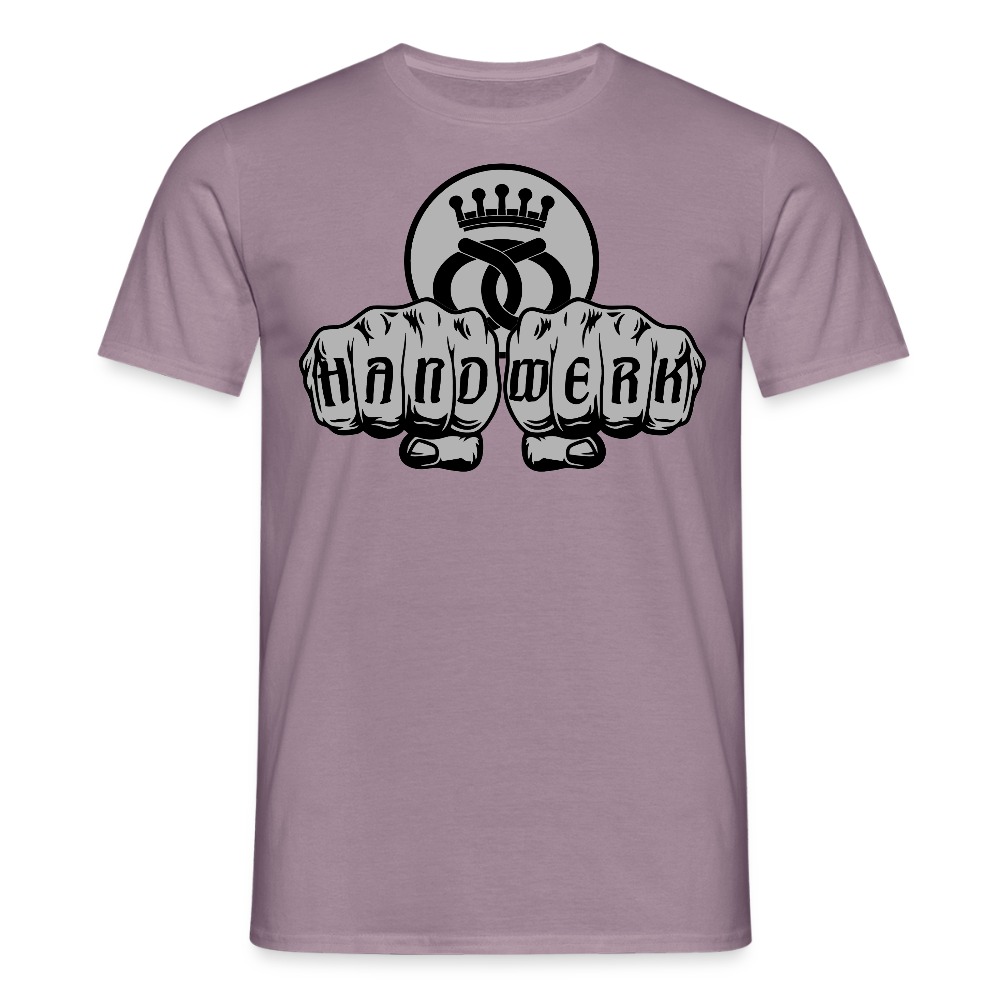 Unisex T-Shirt "Bäcker" Lilagrau Männer T-Shirt