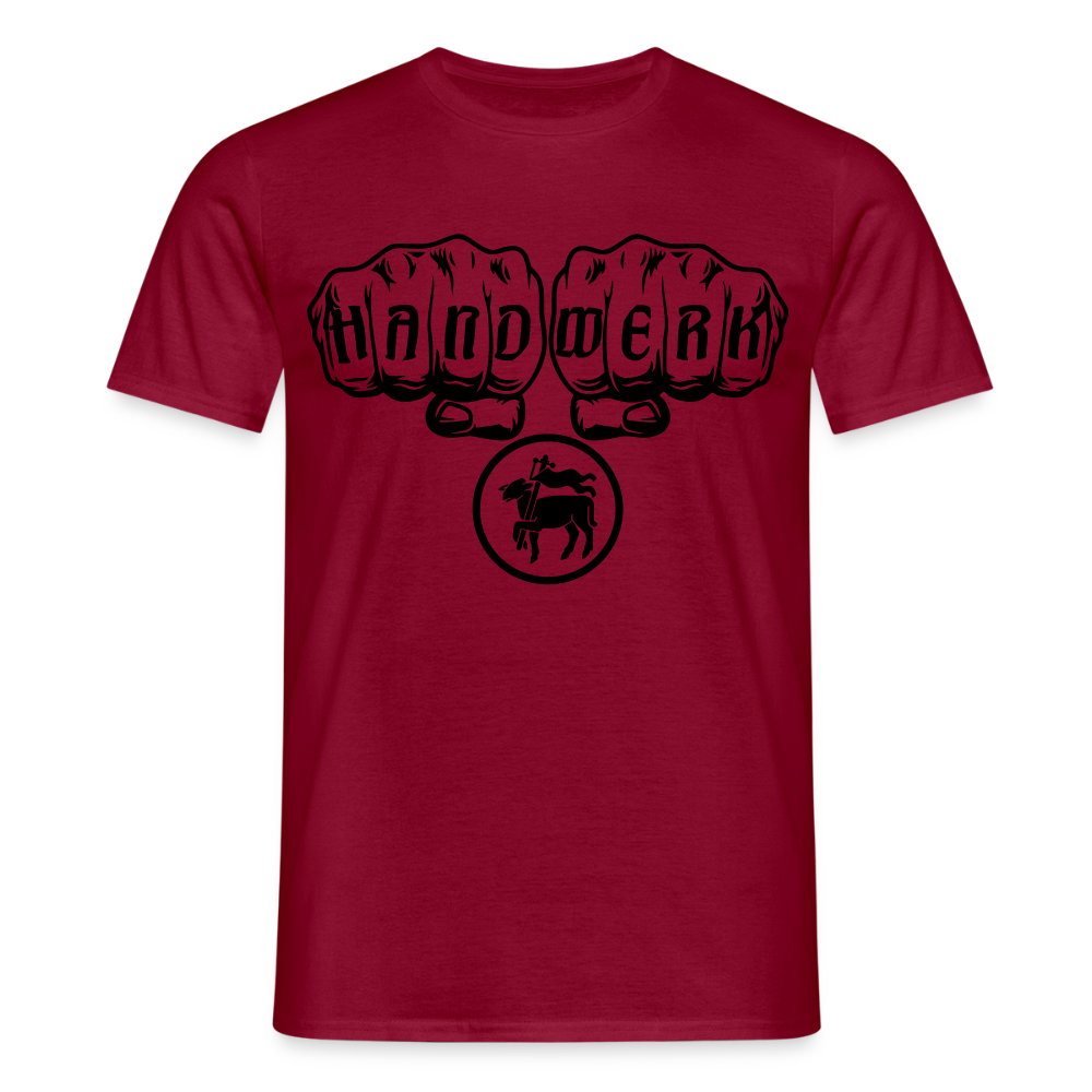 Unisex T-Shirt "Fleischer" Ziegelrot Männer T-Shirt