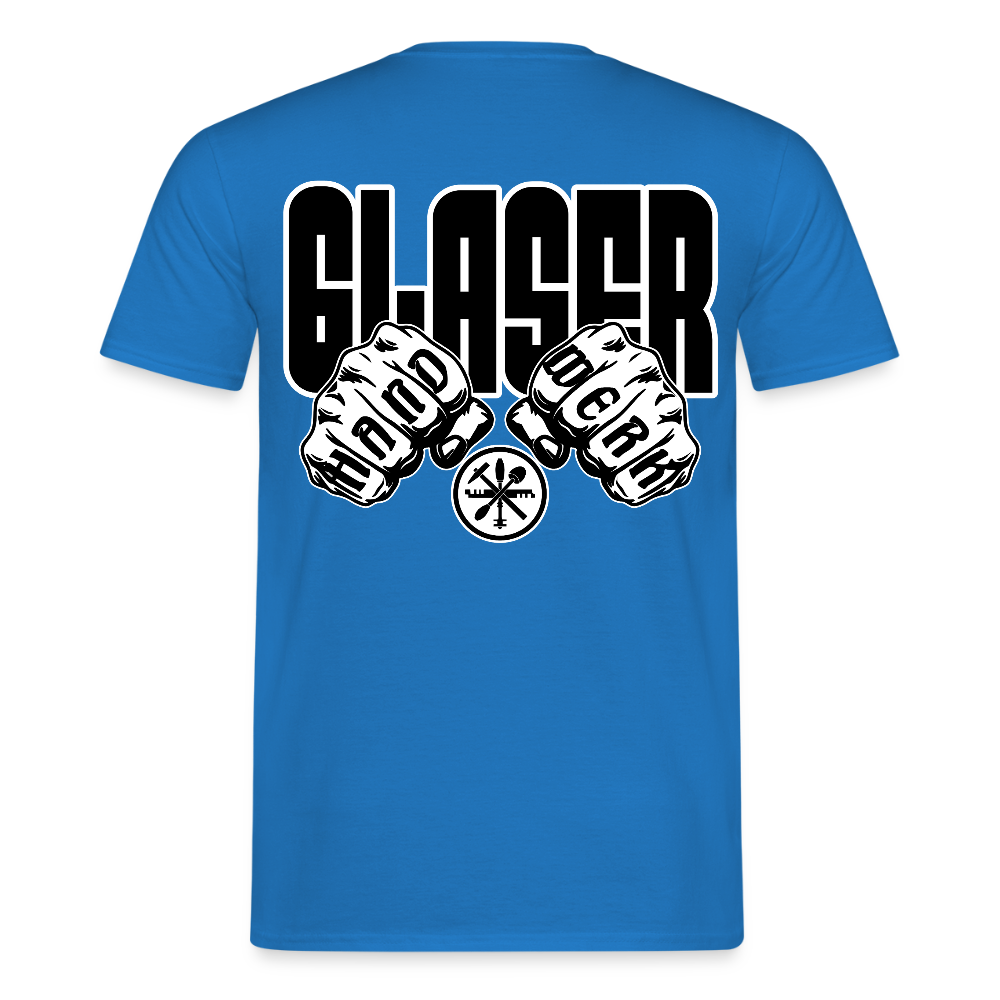 Unisex T-Shirt "Glaser" Royalblau Männer T-Shirt