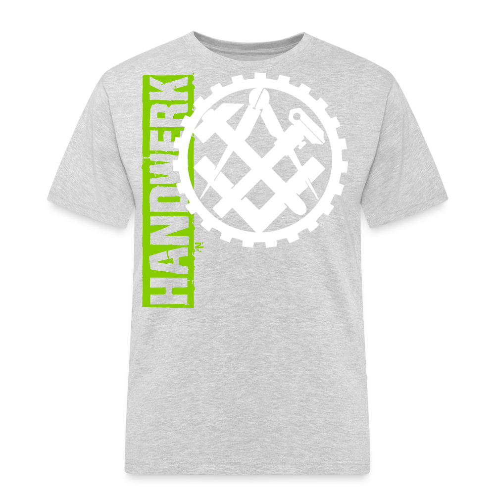 Unisex Workwear T-Shirt "Mechaniker" Grau meliert Männer Workwear T-Shirt