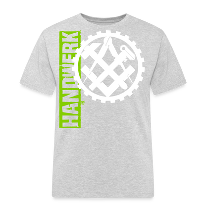 Unisex Workwear T-Shirt "Mechaniker" Grau meliert Männer Workwear T-Shirt