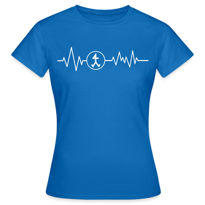 Frauen T-Shirt "Steinmetz" Royalblau Frauen T-Shirt