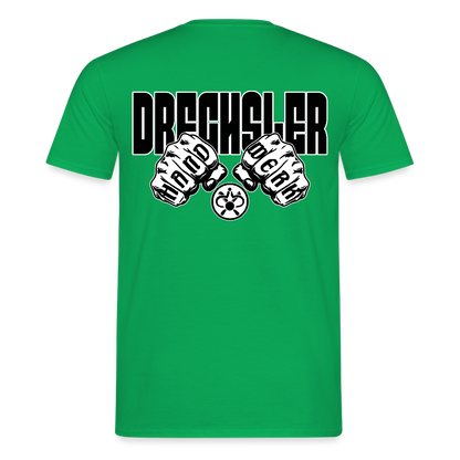 Unisex T-Shirt "Drechsler" (beidseitig bedruckt) Kelly Green Männer T-Shirt