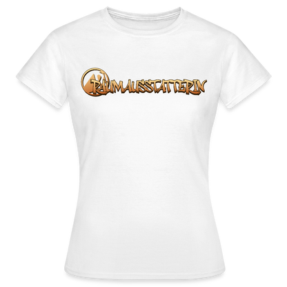 Frauen T-Shirt "Raumausstatterin" Weiß Frauen T-Shirt