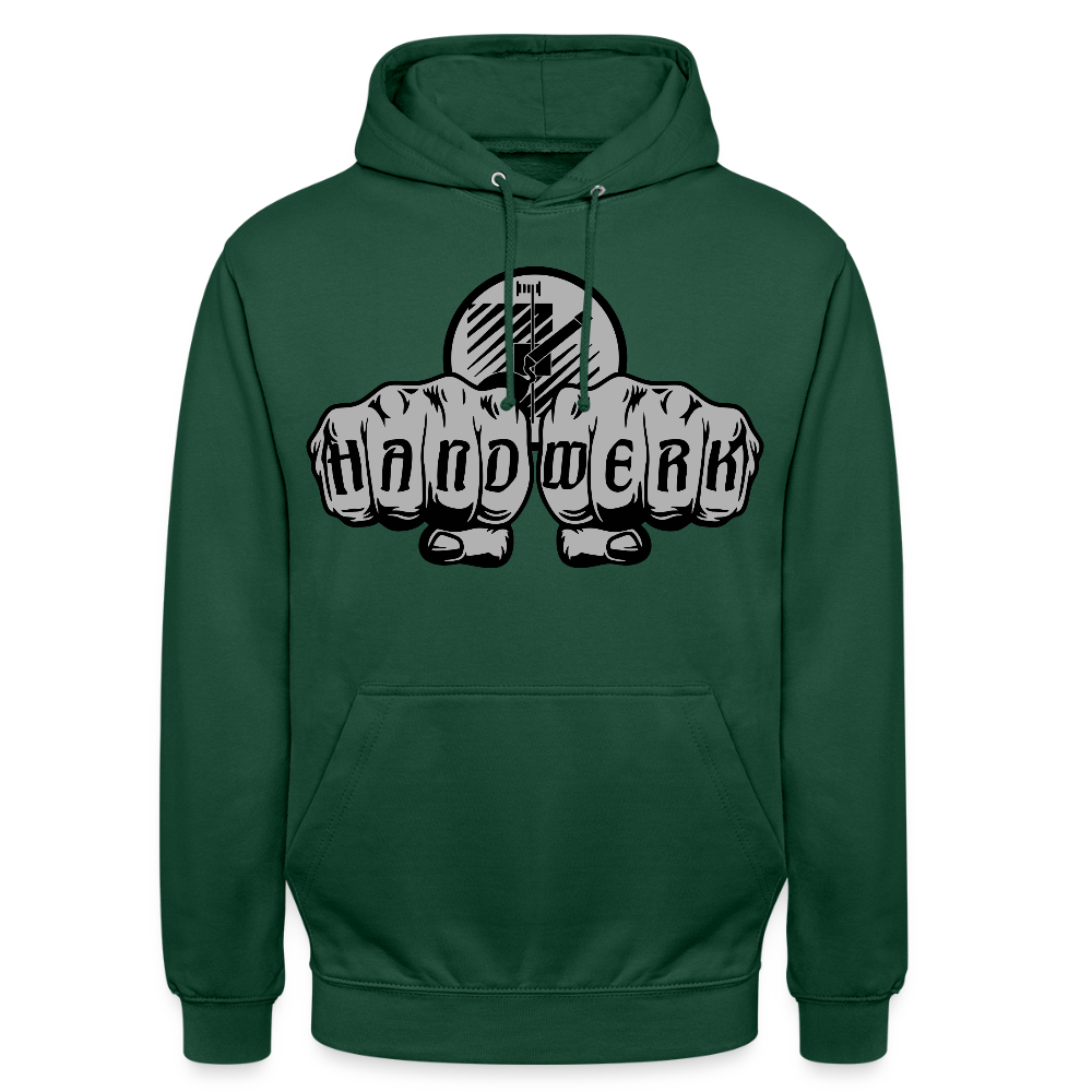 Unisex Hoodie "Fliesenleger" Flaschengrün Unisex Hoodie