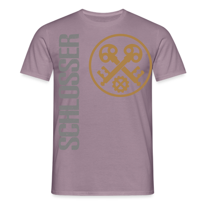 Unisex T-Shirt "Schlosser" Lilagrau Männer T-Shirt